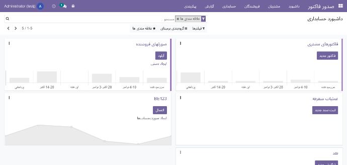 حسابداری پیشرفته اودو 16